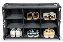 Schuhschrank 9 Fächer B84xT30xH13/51cm, dunkelgrau