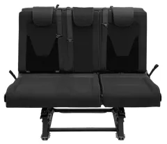 Sitzbank-Komplettset - Schwarz / schwarz