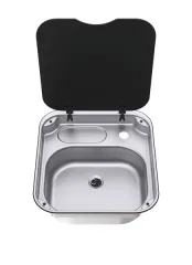 Spüle Edelstahl 400x445x140mm 7,5 Liter rechteckig