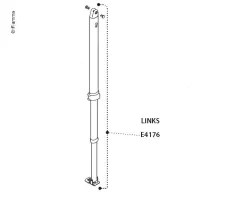 Stützfuß links Caravanstore 255/F35 250