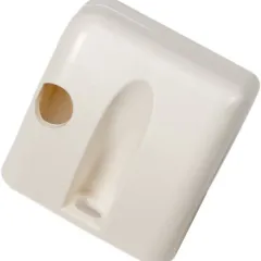 Stützfuß ohne Zusatzbefestigung, links, für Rollo Remiflair, creme