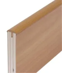 T-Umleimer einseitig mit Nase dunkelgrau. Für Plattenstärke 17mm. 5m SB-Pack.