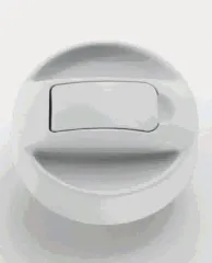 Tankschloß mit Schließkappe weiß ohne Zylinder und Schlüssel