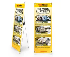 Tent Techn. X-Banner Zelte f.Reisemobile, Deutsch, Größe: 600x1800mm