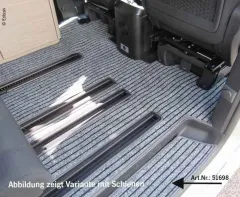 Teppich für Wohnraum Einstieg ohne Schienen - Citroen Campster, Citroen Spacetourer, Peugeot Traveller und baugleiche Fahrzeuge