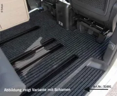 Teppich für Wohnraum Einstieg ohne Schienen - Citroen Campster, Citroen Spacetourer, Peugeot Traveller und baugleiche Fahrzeuge