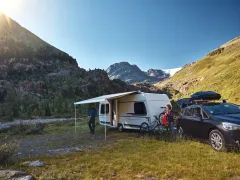 Thule Omnistor Dachmarkise 6300, Mystic Grau, Gehäuse weiß, 260cm