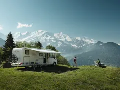 Thule Wandmarkise 8000 4,0m Gehäuse weiß Farbe: Mystic grau