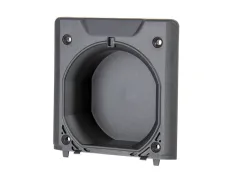 Tiefe Version mit geschlossener Rückwand. Inkl. Moosgummidichtung. Ohne Deckel.