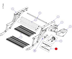 Trittstufen Repair Kit Rivet Skirt
