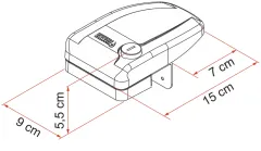 Türsicherung Safe Door Frame, 3 Stück im Set schwarz