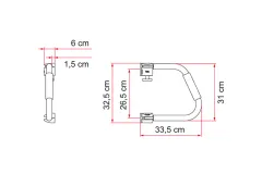 Türsicherung Security 31 cm