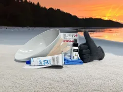 Twusch 7.0 Porzellaneinsatz-SET passend für Thetford Toiletten C500 Serie