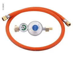 Überdruckregler für 50mb, mit 85cm-Schlauch für Glasflasche