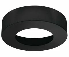 Unterbaugehäuse rund für 83580, schwarz matt, 65x15,6mm