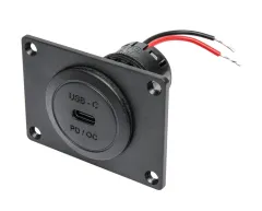 USB-C Power-Steckdose 60W Einbau, inkl.Montageplatte