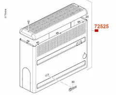 Verkleid.links lichtgrau