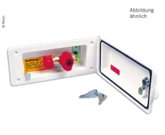 Versorgungsklappe für Gasentnahme