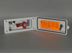 Versorgungsklappe Universal weiß