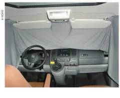 Vorhang Fahrerhaus grau blickdicht Mercedes Vito/Metris