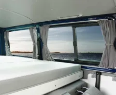 Vorhang Set Grau, Mercedes Vito ab Bj. 2015 m. Innenverkleidung