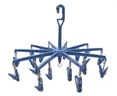 Wäscherad Mella 20 Klammern blau