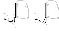 Wand-Montage-Adapter für Kastenwagen und Busse - Swift Monza V710 UK-Version