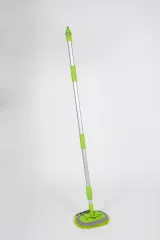 Waschbürste mit rundem Mikrofaser-Kopf