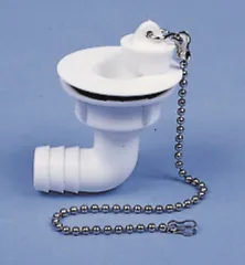 Wasserablaufgarnitur 90° Schlauch 3/4, Ablauföffnung 23 mm, Typ B