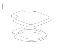 WC-Sitzm.Deckel35 white