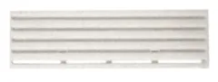 Winterabdeckung für Thetford-Lüftungsgitter f. Kühlschrank 13x43,5 cm weiß