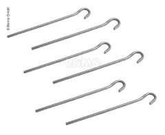 Zeltteppich, Vorzeltteppich Eisenheringe für Clips