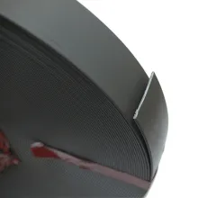 Zierband grau für Ausstellfenster, lfm.