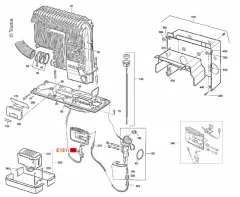 Zündkerze 45cm m.Schraube