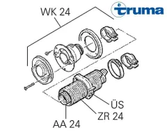 Zuführrohr ZR 24, 64 mm (laufender Meter)
