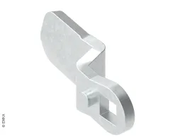 Zunge für Türsicherungsverschluss, Höhe. 28mm, Länge: 45mm