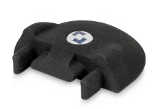 Zusätzliche Endstücke für 44617 Zurrschiene 2m, schwarz, für die Fahrzeugaußenwand