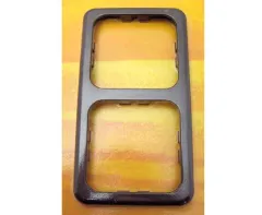 Zweifachrahmen schmal Farbe: braun